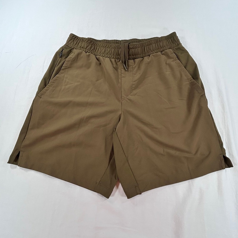 NEW All in motion Women's Olive Green S Athletic Shorts  Elastic Waist 3 Pockets